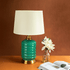 The Green and Gold Ripple Decorative Ceramic Living Room Lamps